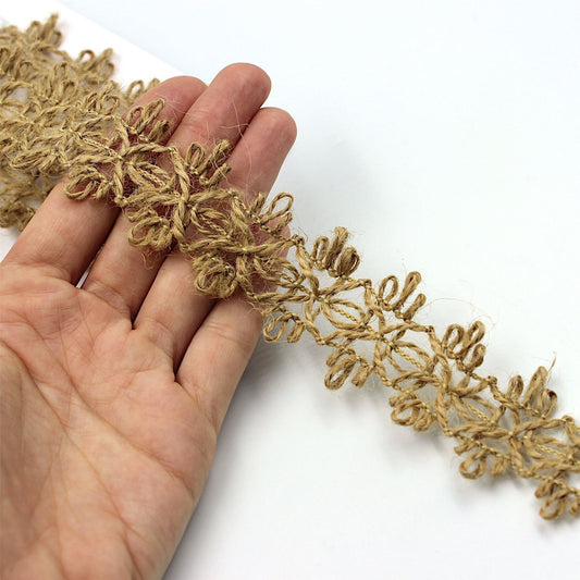 Open Design Jute Braid Natural 38mm x1m - 5339