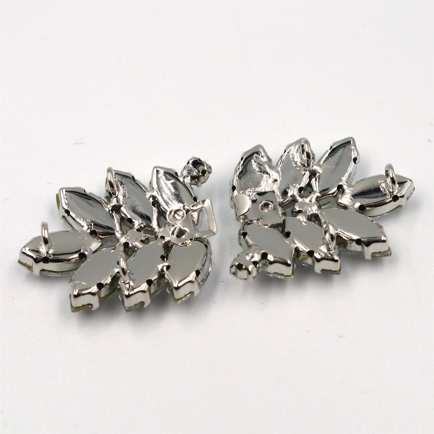 Diamante Clasp - Clear - 6.5x2.5cm - 7032