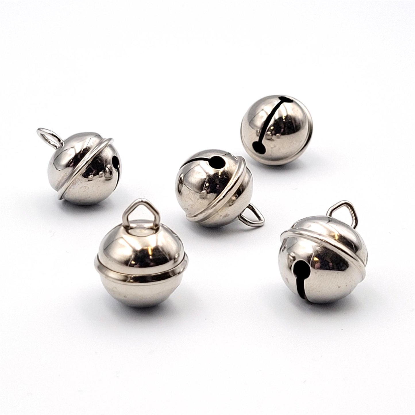 Round Metal Jingle Bells x 100 7053-100
