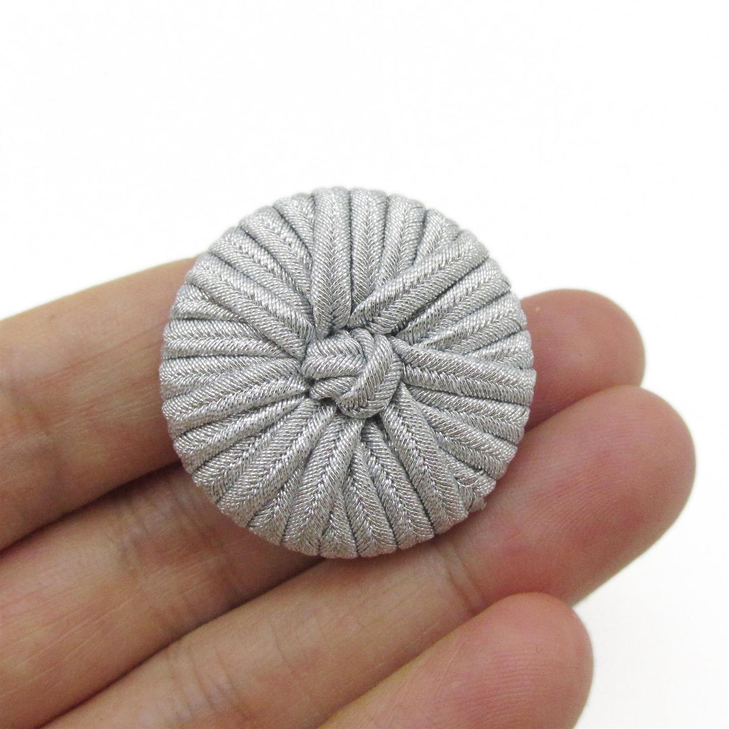 Metallic Corded Button - 4356