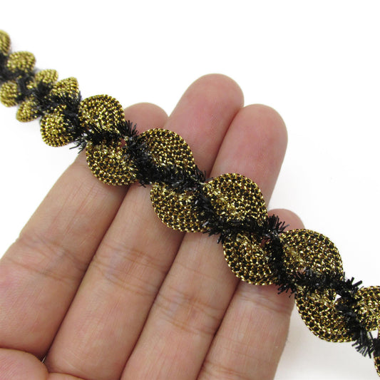 Scalloped Lurex Braid - 20mm - by the metre - 6071