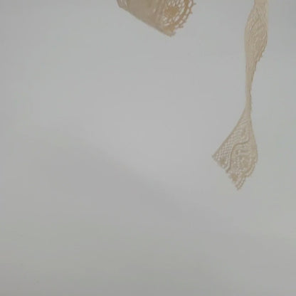 Delicate Cotton Lace - Natural - 25mm x 1m - 5552