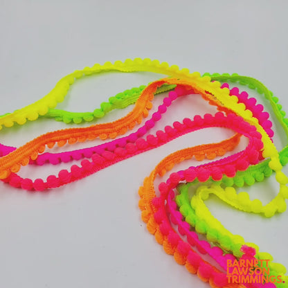 Small Florescent Bobble Braid 12mm 7313