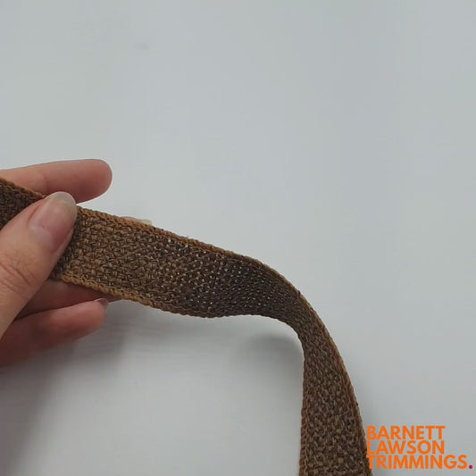 Soft Woven Polyester Tape Tan x1m - 5370