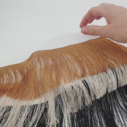 Silky Acetate Fringe - 10cm - by the metre - 5608