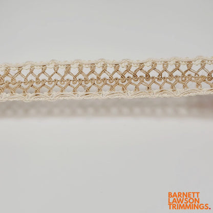 Open Design 2-Tone Jute Braid Natural 35mm x1m - 8366